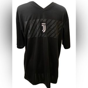 FC Juventus Training Poly Jersey  Shirt Black & White Size Medium NWT